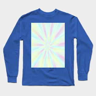 Tie dye yellow pink blue Long Sleeve T-Shirt